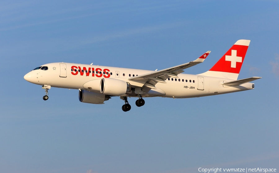 Swiss International Airlines Airbus A220-100 (HB-JBH) | Photo 168939