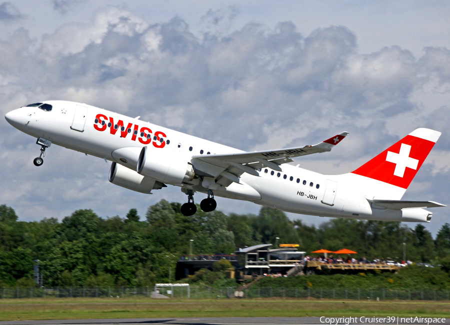 Swiss International Airlines Airbus A220-100 (HB-JBH) | Photo 225904