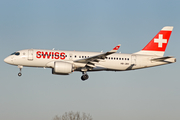 Swiss International Airlines Airbus A220-100 (HB-JBH) at  Hamburg - Fuhlsbuettel (Helmut Schmidt), Germany
