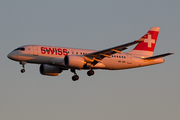 Swiss International Airlines Airbus A220-100 (HB-JBH) at  London - Heathrow, United Kingdom