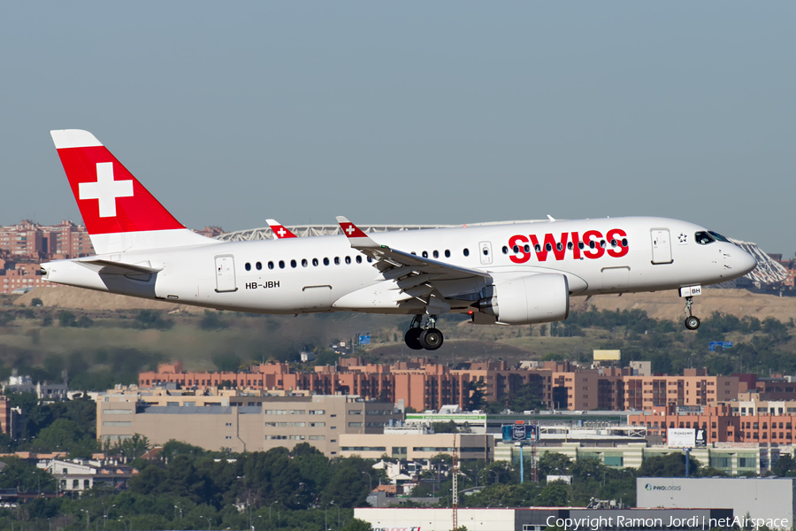 Swiss International Airlines Airbus A220-100 (HB-JBH) | Photo 167899