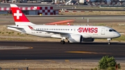 Swiss International Airlines Airbus A220-100 (HB-JBH) at  Madrid - Barajas, Spain