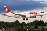 Swiss International Airlines Airbus A220-100 (HB-JBI) at  Hamburg - Fuhlsbuettel (Helmut Schmidt), Germany