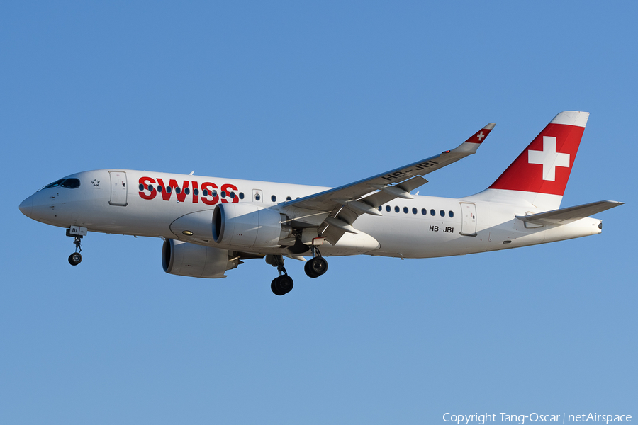 Swiss International Airlines Airbus A220-100 (HB-JBI) | Photo 652799