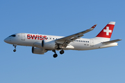Swiss International Airlines Airbus A220-100 (HB-JBI) at  London - City, United Kingdom
