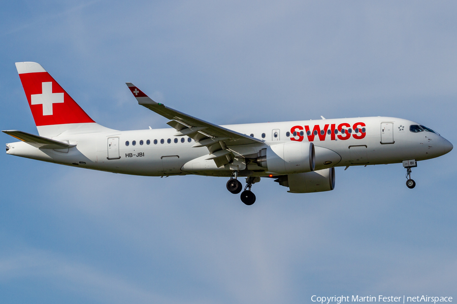 Swiss International Airlines Airbus A220-100 (HB-JBI) | Photo 346485