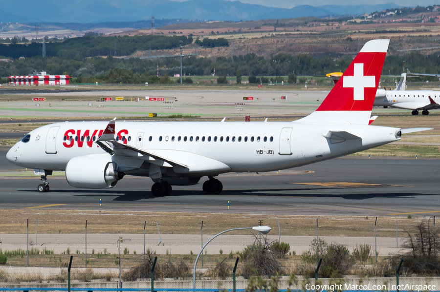 Swiss International Airlines Airbus A220-100 (HB-JBI) | Photo 350203