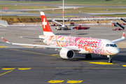 Swiss International Airlines Airbus A220-300 (HB-JCA) at  Hamburg - Fuhlsbuettel (Helmut Schmidt), Germany