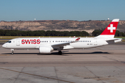 Swiss International Airlines Airbus A220-300 (HB-JCA) at  Madrid - Barajas, Spain