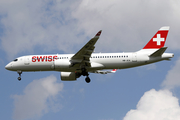 Swiss International Airlines Airbus A220-300 (HB-JCA) at  Warsaw - Frederic Chopin International, Poland
