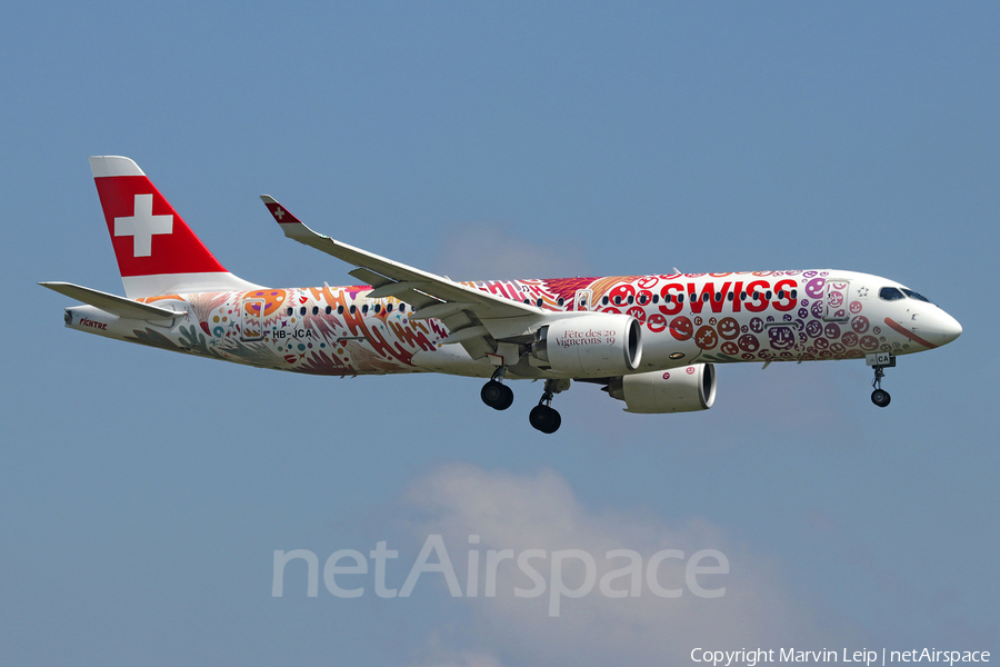 Swiss International Airlines Airbus A220-300 (HB-JCA) | Photo 553686