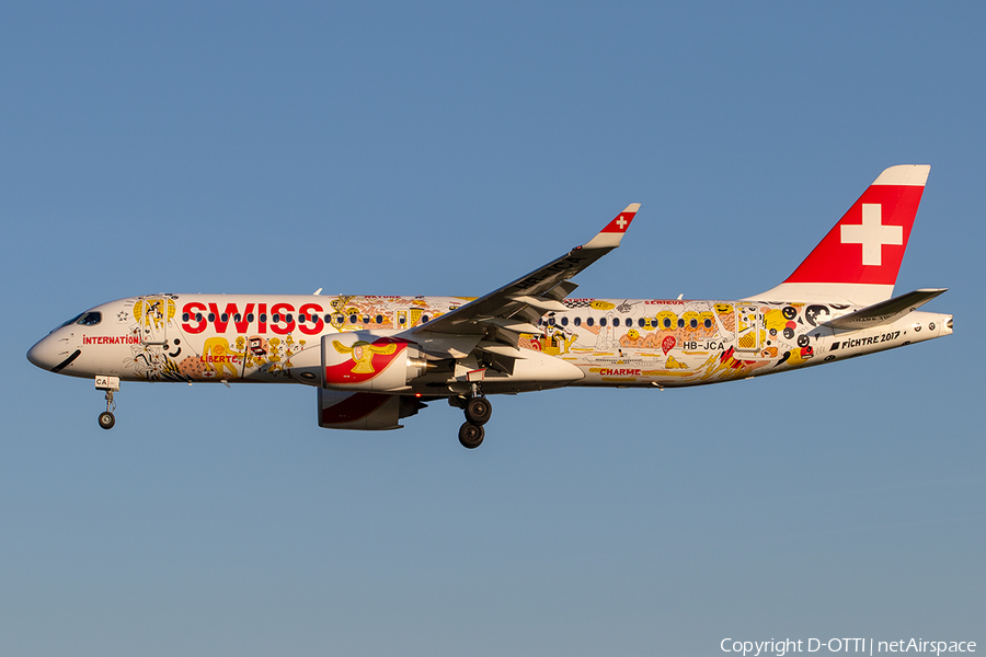 Swiss International Airlines Airbus A220-300 (HB-JCA) | Photo 239312