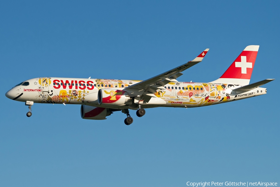 Swiss International Airlines Airbus A220-300 (HB-JCA) | Photo 239360