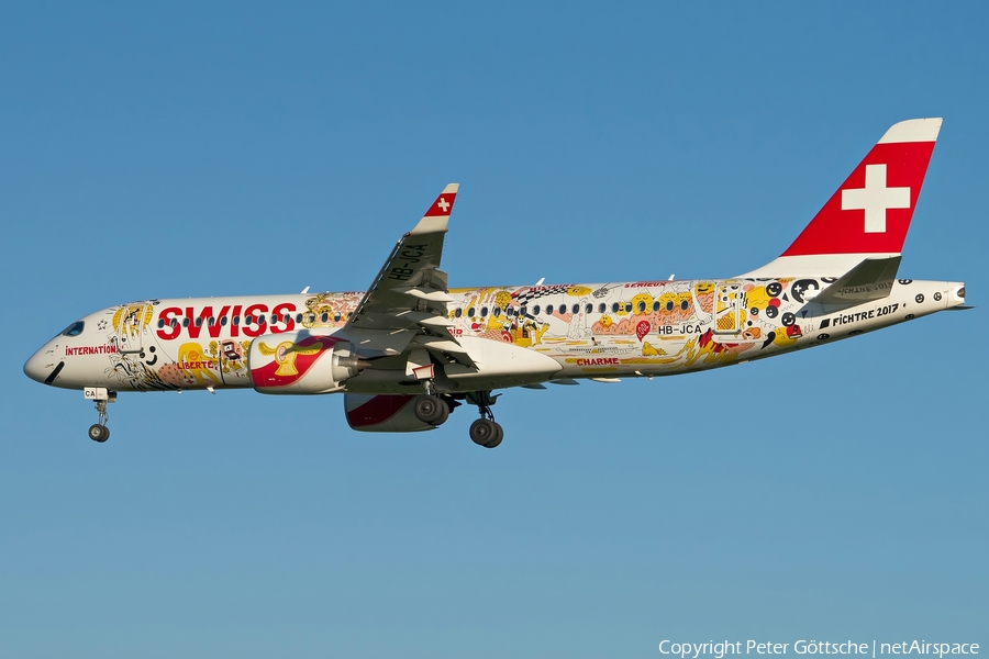 Swiss International Airlines Airbus A220-300 (HB-JCA) | Photo 239361