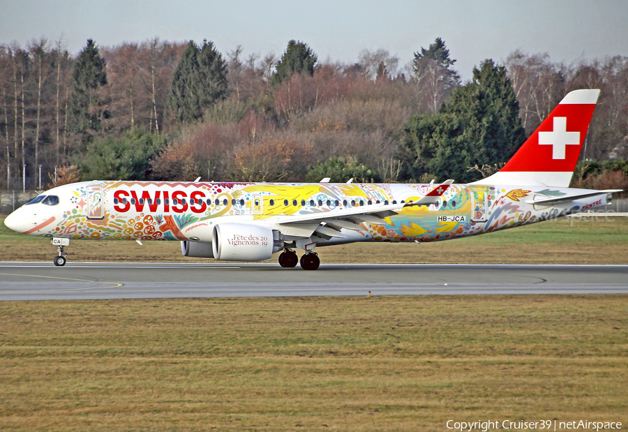 Swiss International Airlines Airbus A220-300 (HB-JCA) | Photo 329647