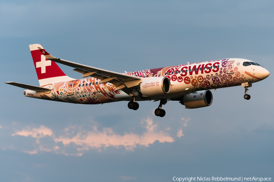 Swiss International Airlines Airbus A220-300 (HB-JCA) | Photo 345144