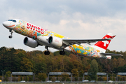 Swiss International Airlines Airbus A220-300 (HB-JCA) at  Hamburg - Fuhlsbuettel (Helmut Schmidt), Germany