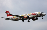 Swiss International Airlines Airbus A220-300 (HB-JCA) at  London - Heathrow, United Kingdom