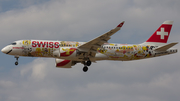 Swiss International Airlines Airbus A220-300 (HB-JCA) at  London - Heathrow, United Kingdom