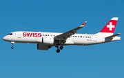 Swiss International Airlines Airbus A220-300 (HB-JCA) at  Madrid - Barajas, Spain