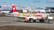 Swiss International Airlines Airbus A220-300 (HB-JCA) at  Milan - Malpensa, Italy