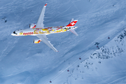 Swiss International Airlines Airbus A220-300 (HB-JCA) at  Lauberhorn, Switzerland