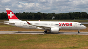 Swiss International Airlines Airbus A220-300 (HB-JCB) at  Hamburg - Fuhlsbuettel (Helmut Schmidt), Germany