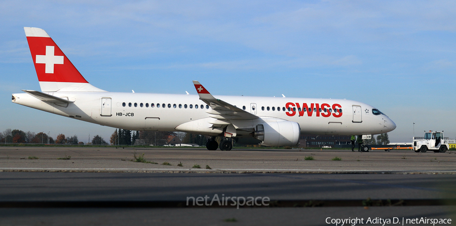 Swiss International Airlines Airbus A220-300 (HB-JCB) | Photo 359313