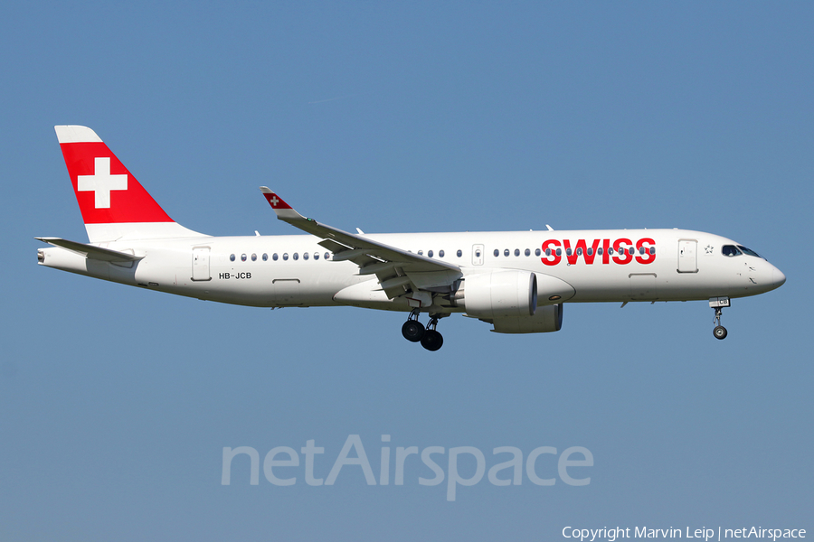 Swiss International Airlines Airbus A220-300 (HB-JCB) | Photo 553704
