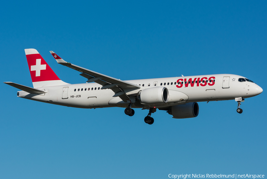 Swiss International Airlines Airbus A220-300 (HB-JCB) | Photo 250640