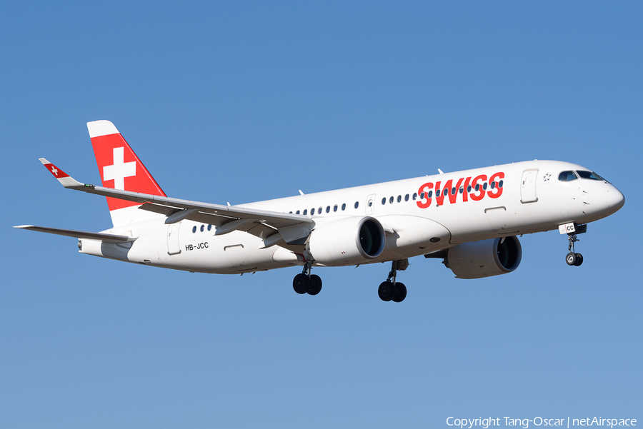 Swiss International Airlines Airbus A220-300 (HB-JCC) | Photo 500058