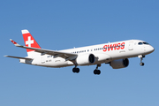 Swiss International Airlines Airbus A220-300 (HB-JCC) at  Warsaw - Frederic Chopin International, Poland