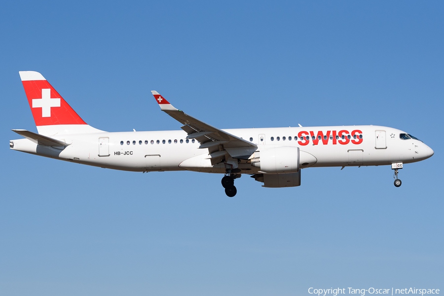 Swiss International Airlines Airbus A220-300 (HB-JCC) | Photo 500059