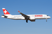 Swiss International Airlines Airbus A220-300 (HB-JCC) at  Warsaw - Frederic Chopin International, Poland