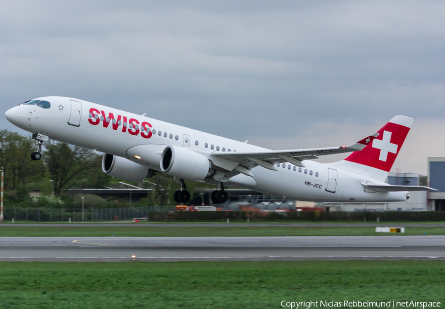 Swiss International Airlines Airbus A220-300 (HB-JCC) | Photo 240166
