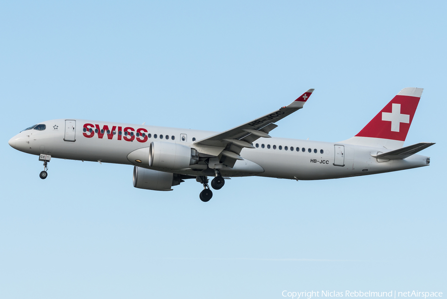 Swiss International Airlines Airbus A220-300 (HB-JCC) | Photo 270661