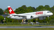 Swiss International Airlines Airbus A220-300 (HB-JCD) at  Hamburg - Fuhlsbuettel (Helmut Schmidt), Germany