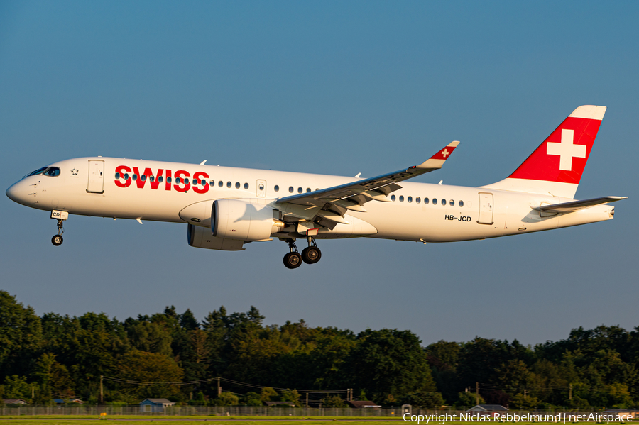 Swiss International Airlines Airbus A220-300 (HB-JCD) | Photo 585162