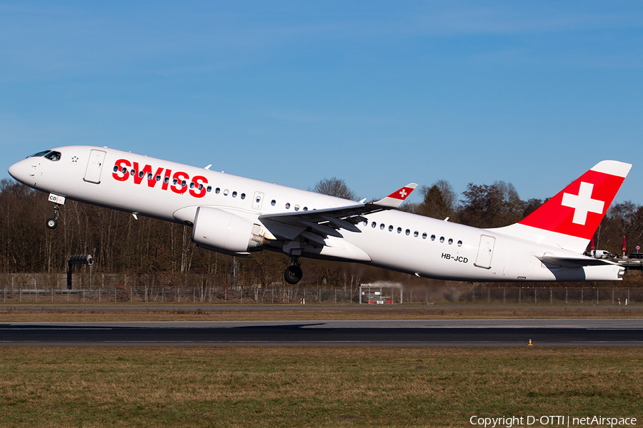Swiss International Airlines Airbus A220-300 (HB-JCD) | Photo 670156