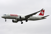 Swiss International Airlines Airbus A220-300 (HB-JCD) at  London - Heathrow, United Kingdom