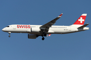 Swiss International Airlines Airbus A220-300 (HB-JCD) at  Warsaw - Frederic Chopin International, Poland