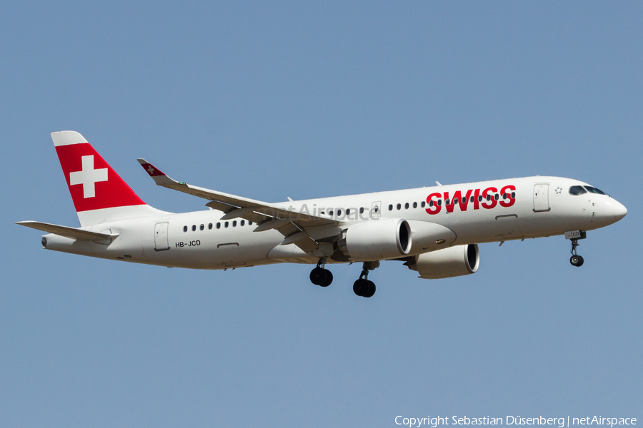 Swiss International Airlines Airbus A220-300 (HB-JCD) | Photo 257214