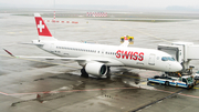 Swiss International Airlines Airbus A220-300 (HB-JCD) at  Budapest - Ferihegy International, Hungary