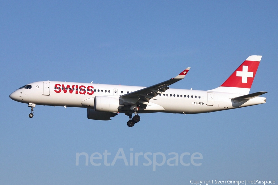 Swiss International Airlines Airbus A220-300 (HB-JCD) | Photo 253972