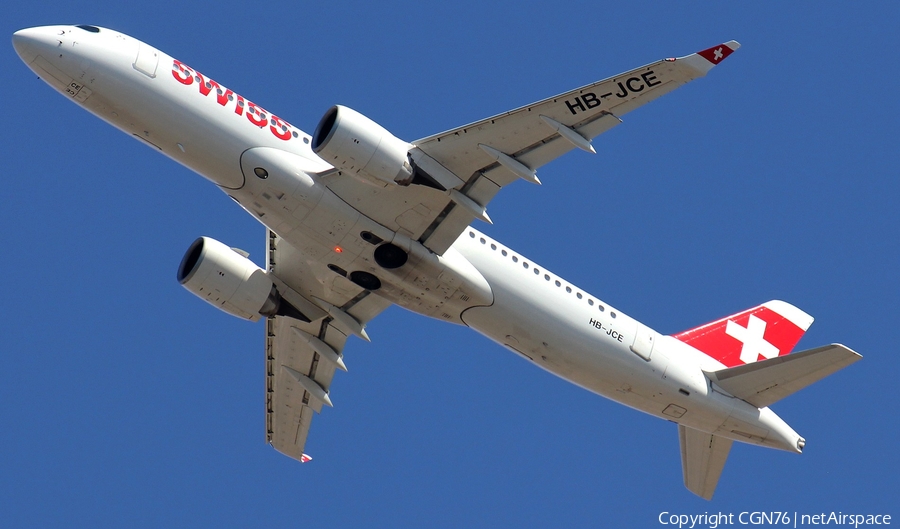 Swiss International Airlines Airbus A220-300 (HB-JCE) | Photo 507861