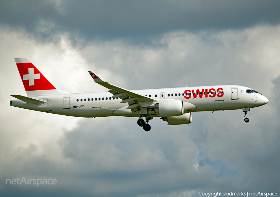 Swiss International Airlines Airbus A220-300 (HB-JCE) | Photo 263397