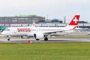 Swiss International Airlines Airbus A220-300 (HB-JCE) at  Dublin, Ireland