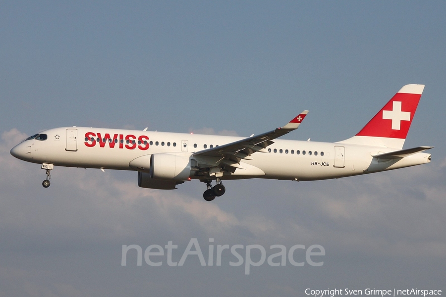 Swiss International Airlines Airbus A220-300 (HB-JCE) | Photo 257698