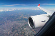 Swiss International Airlines Airbus A220-300 (HB-JCE) at  In Flight, France