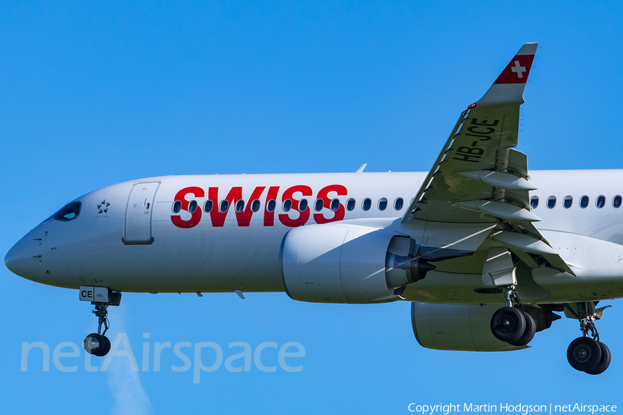 Swiss International Airlines Airbus A220-300 (HB-JCE) | Photo 248296